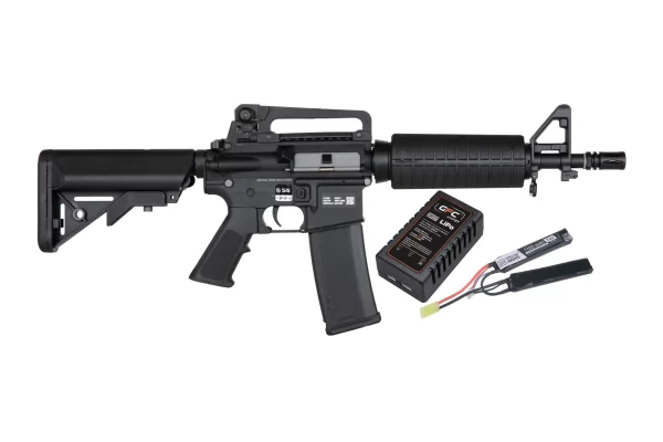 Set Complet M4 CQB C02 Cu Smart charger LiPo baterie si bile cadou