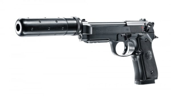 Pistol Beretta MOD. 92A1 BLK Tactical cu Amortizor +baterie si charger incluse