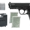 Set complet Pistol Smith & Wesson M&P40 TS CO2 GBB + 1000 bile + 10 CO2 + cutie de transport